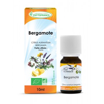 HE Bergamotte  BIO  10 ml (essence ) (CITRUS AURANTIUM Bergamia zeste)