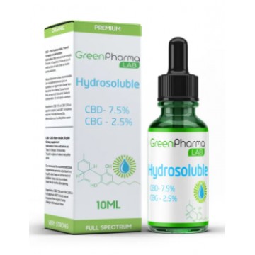 Hydrosoluble CBD 7.5% - CBG 2.5% premium