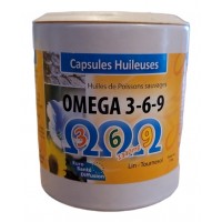 GÉLULES HUILE OMEGA 3/6/9 - 1000MG -  100 GÉLULES