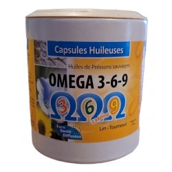 gélules omega 3/6/9 - 1000MG -  250 GÉLULES